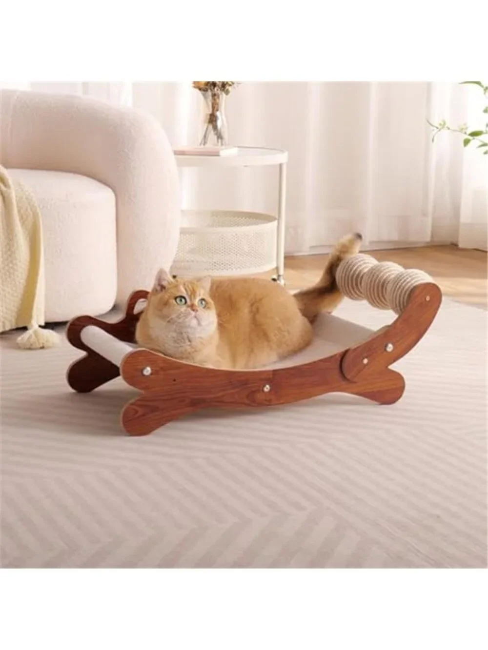 Large Cat Scratcher Bed Hammock Lounge Replacement Felt Scratch Pad Furniture